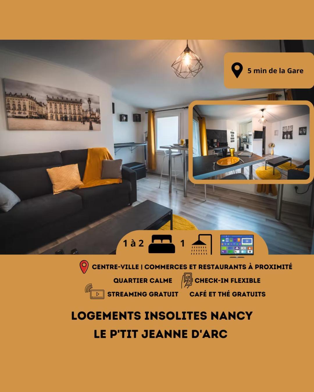 Le P'Tit Jeanne D'Arc Logements Insolites Nancy Exterior photo